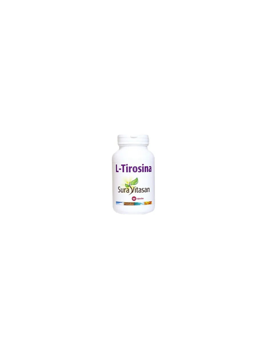 L-Tirosina, 60 cápsulas, 500mg