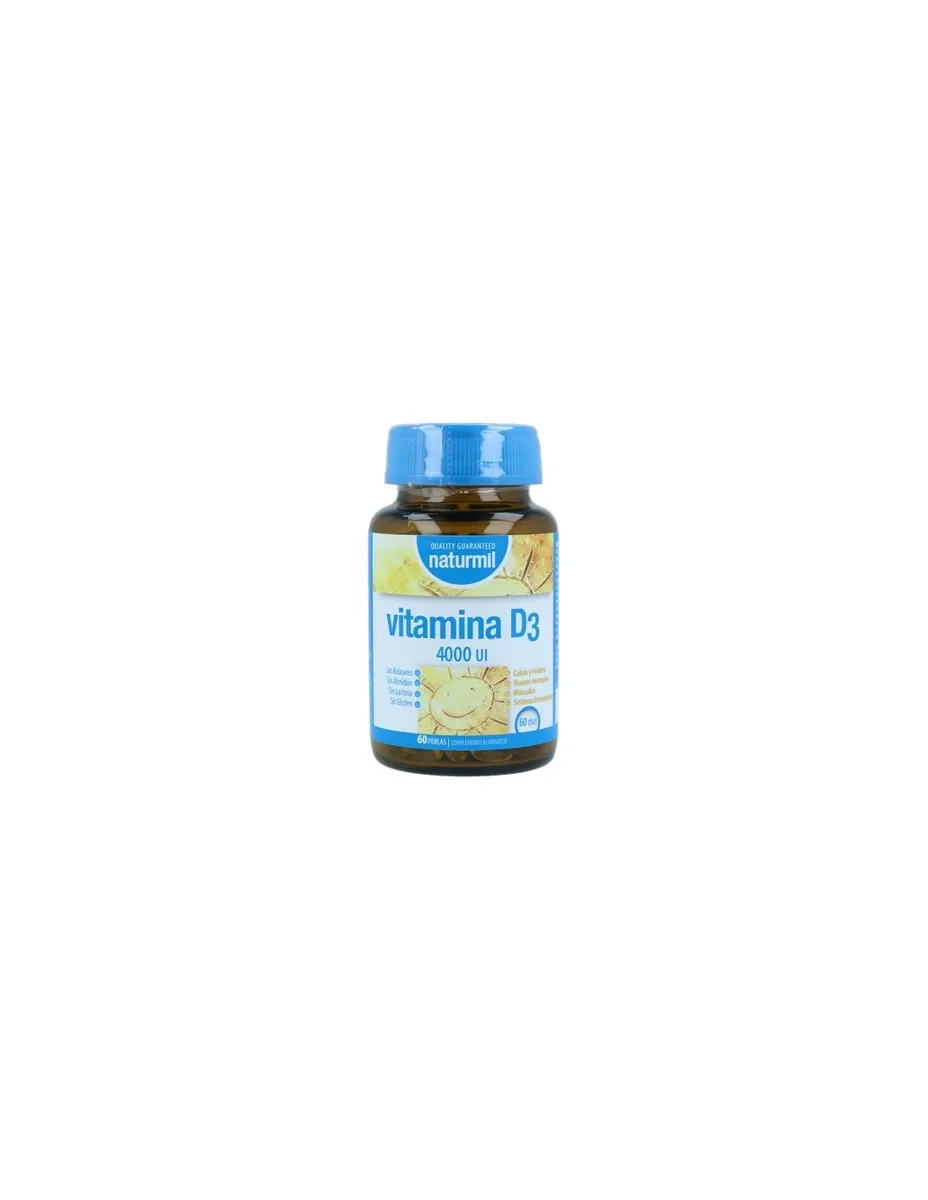 Vitamina D3, 4000 UI, 60 perlas