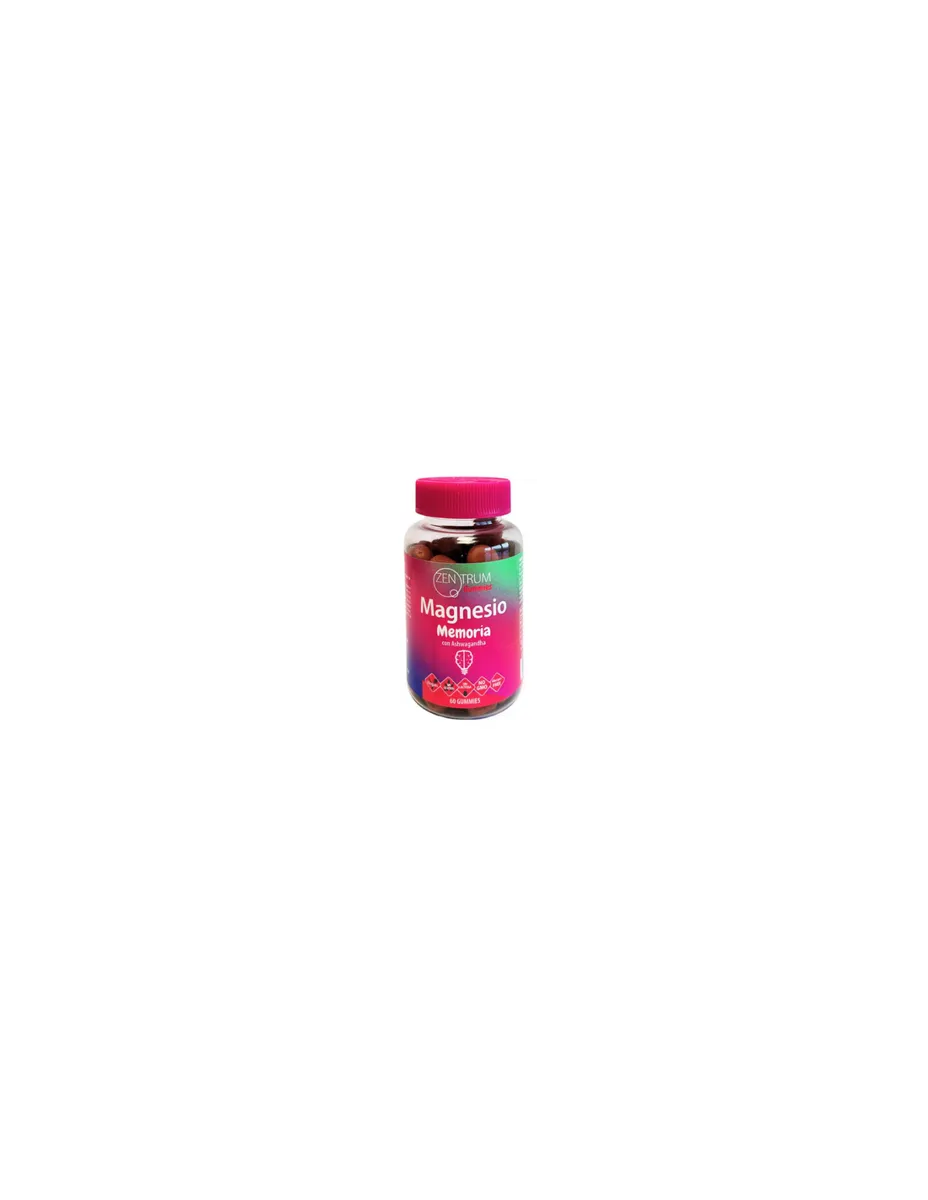 Magnesio + Ashwagandha (memoria), 60 gummies, Zentrum