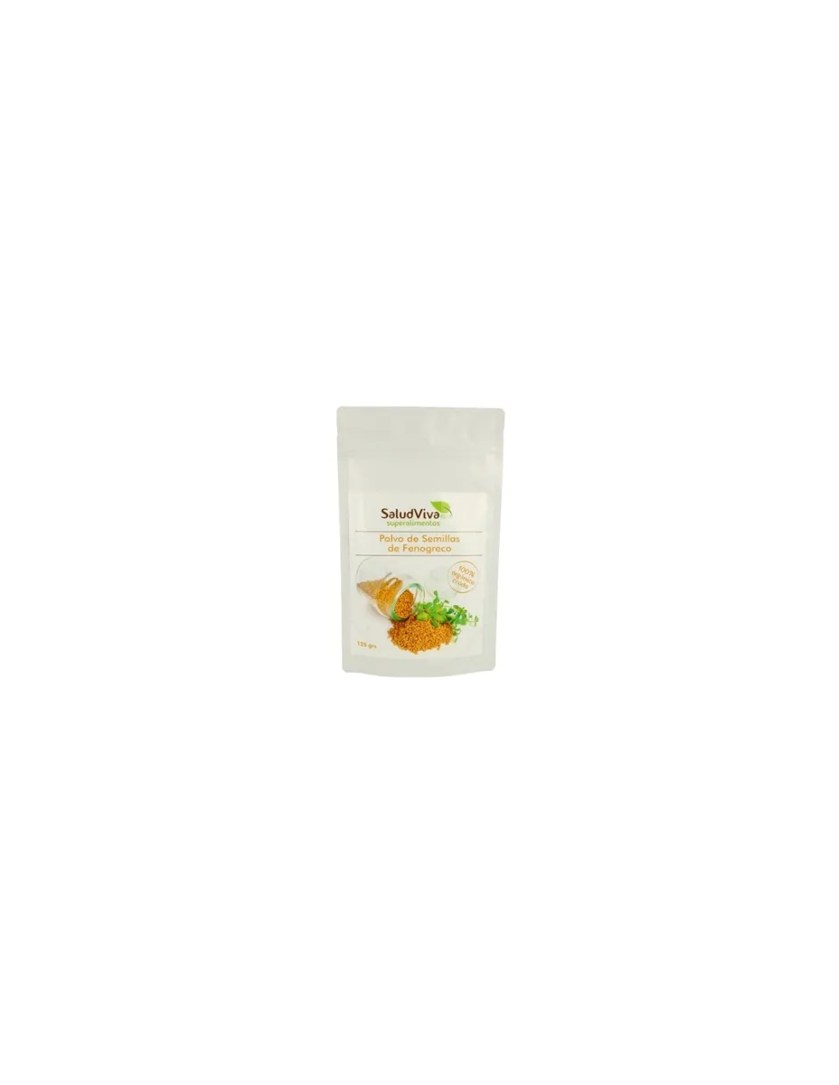 Polvo de semillas de Fenogreco, 125 gramos, Eco,Sin gluten, en polvo