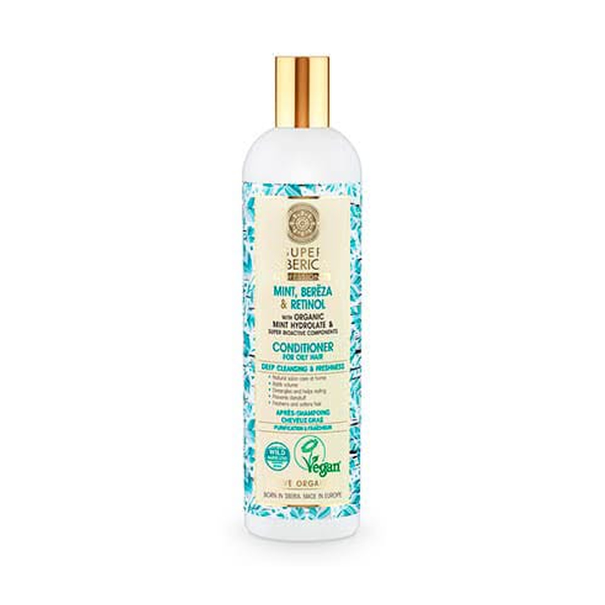 Acondicionador Oblepikha, cabello graso, 400 ml