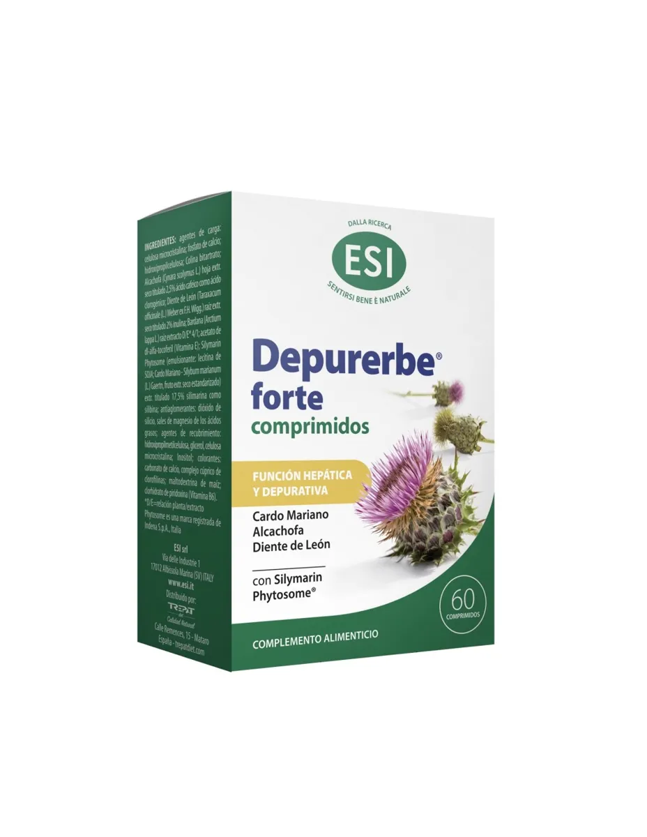 Depurerbe Forte, 60 comprimidos, Función Hepática, ESI