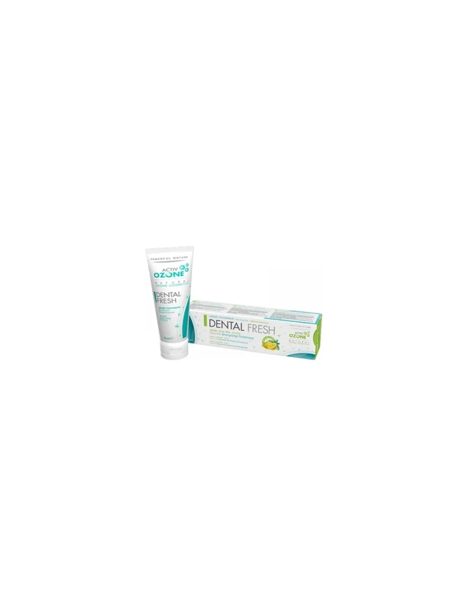Pasta dentífrica, Sin Flúor, Con Ozono, (con Xilitol, Menta y Aloe Vera), 75 ml