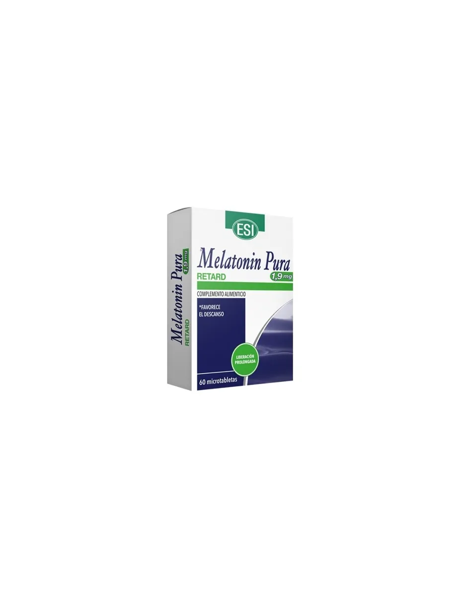 Melatonina pura, Retard, 1.9mg, 30 tabletas