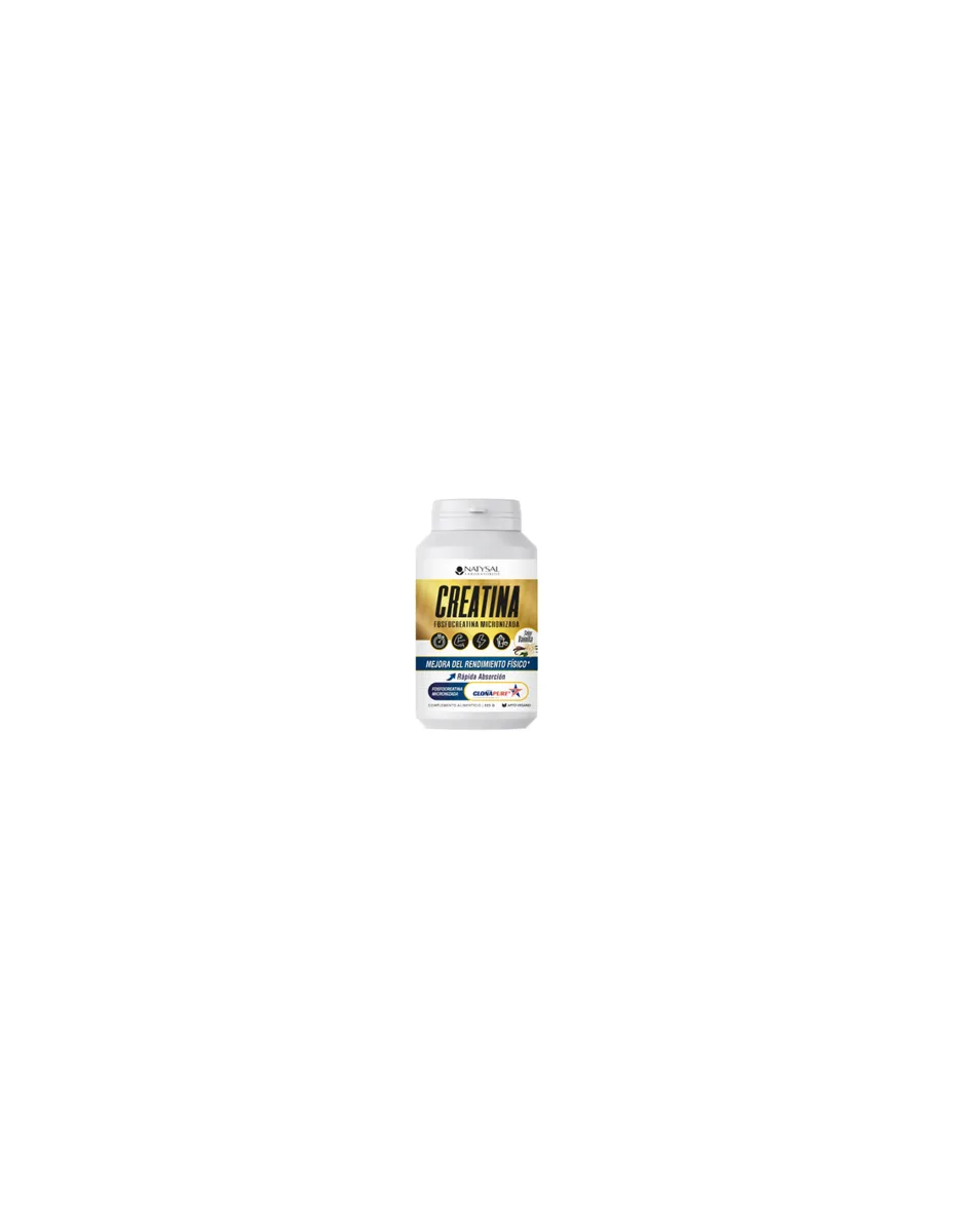 Creatina (fosfocreatina) Micronizada Clonapure Sabor Vainilla, Vegana, 225 G - 56 servicios - Natysal