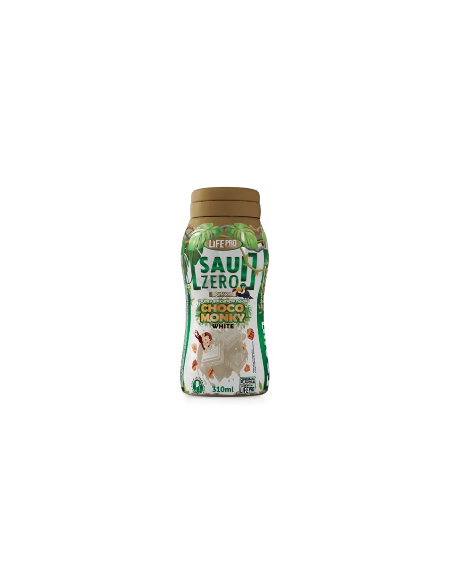 Salsa Sauzero, sabor Choco Blanco Monky, 310 ml