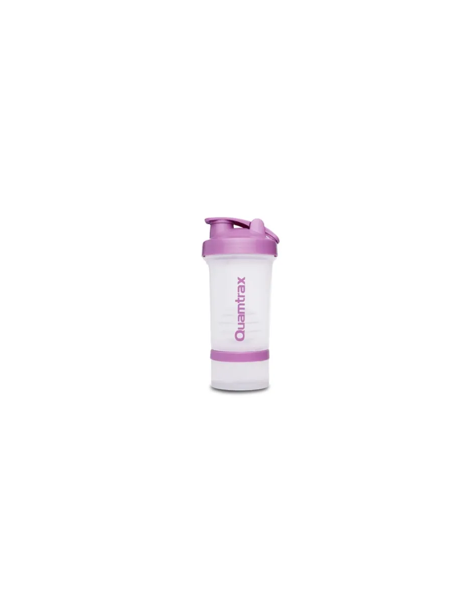 Shaker, color Mora, 2 compartimentos 500ml