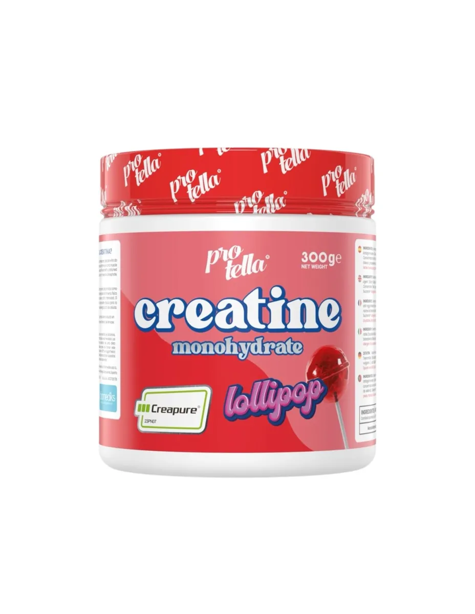 Creatina, Creapure , sabor Piruleta, 300 gramos