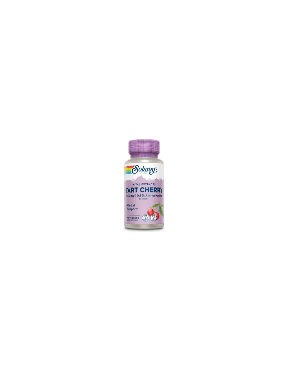 Cereza Ácida, 850 mg, 0.8% antocianinas, 90 cápsulas veganas