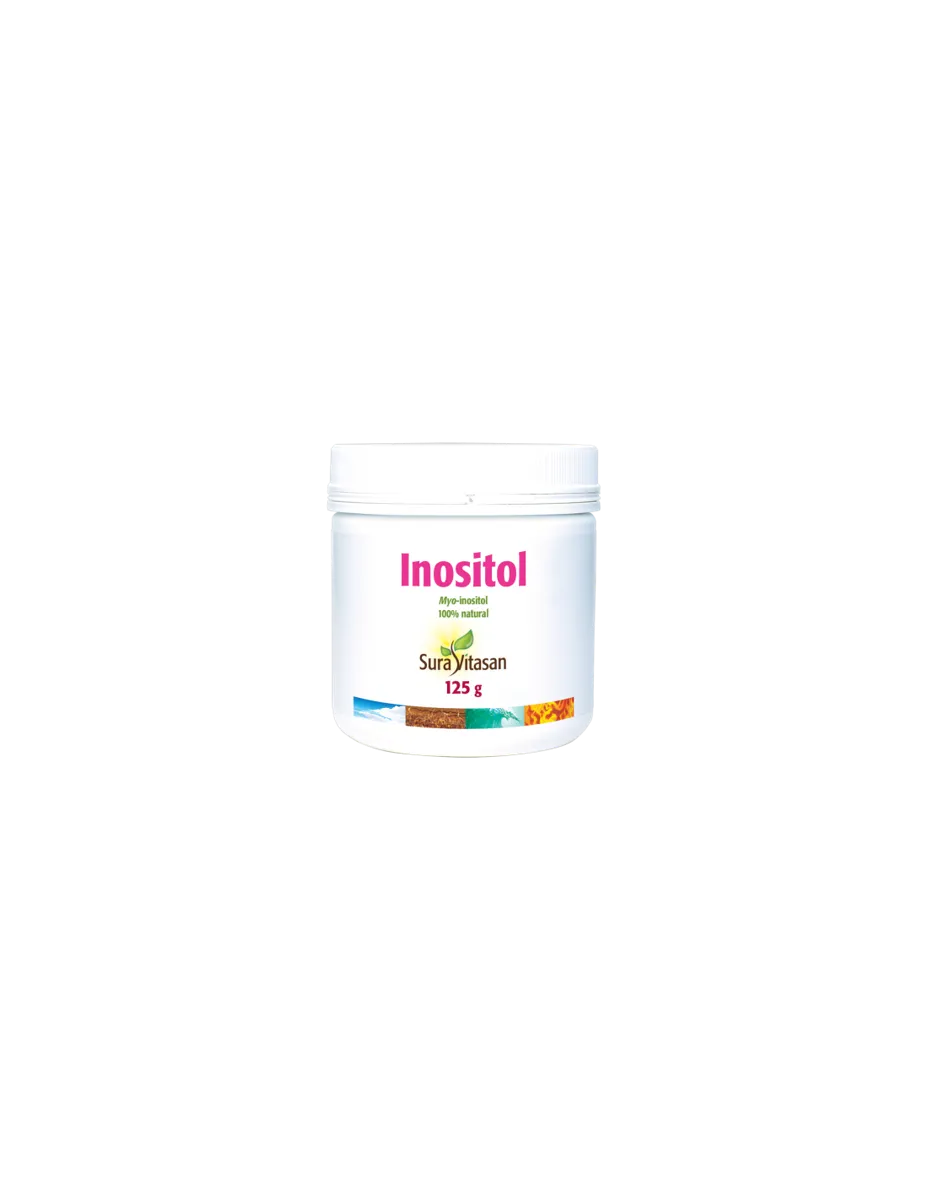Myo-Inositol, sin Gluten, 125 gramos