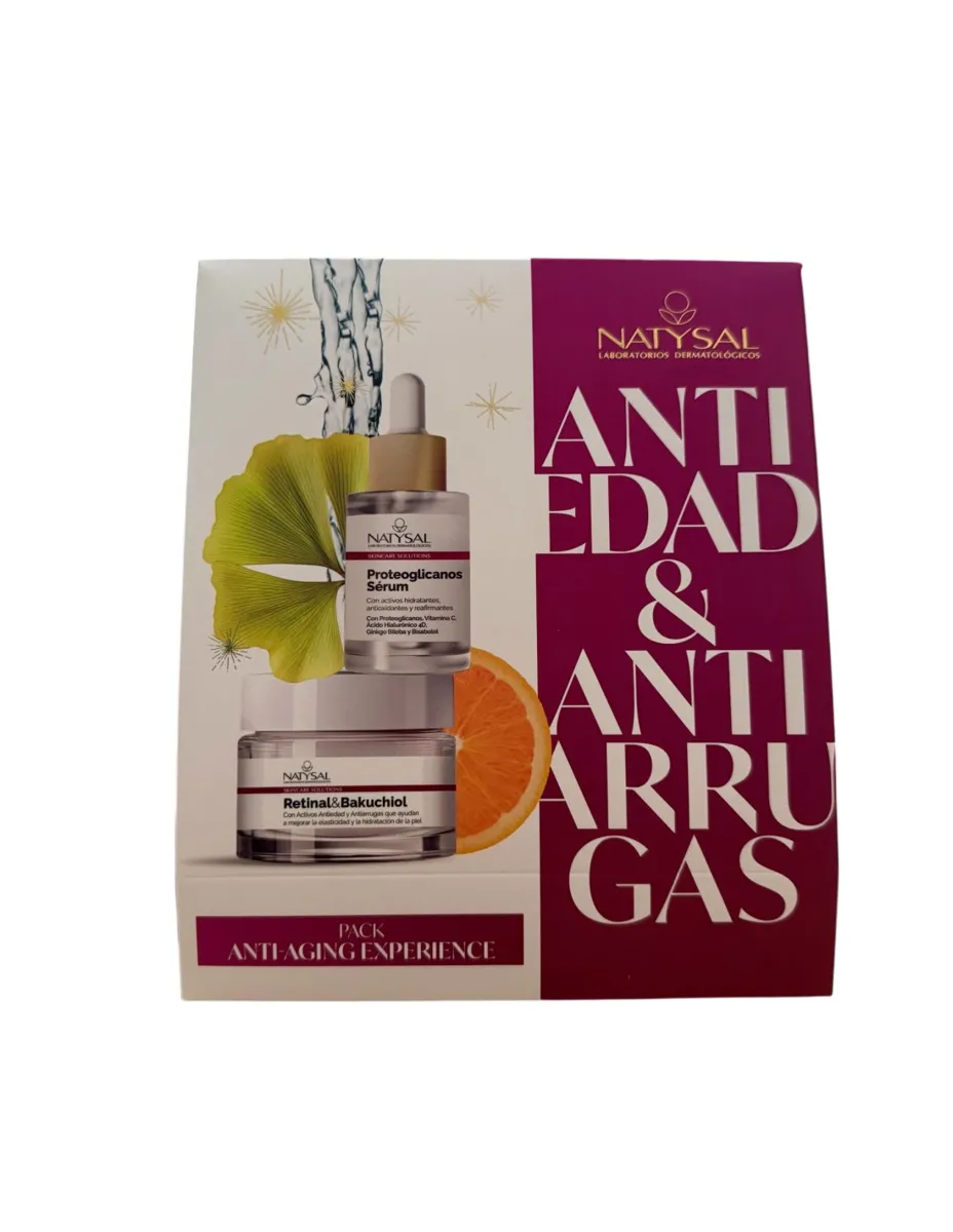 Pack antiedad / antiarrugas, (Crema y sérum facial)