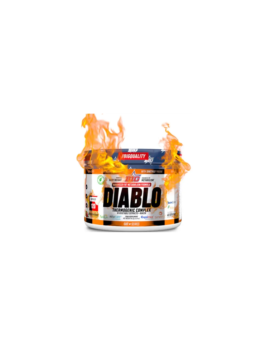 Diablo, Fat Burner, 120 cápsulas (40 días)