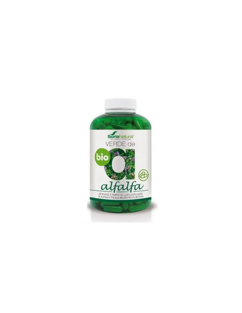 Verde de Alfafa (a partir de jugo de alfalfa fresca) , 240 cápsulas, BIO