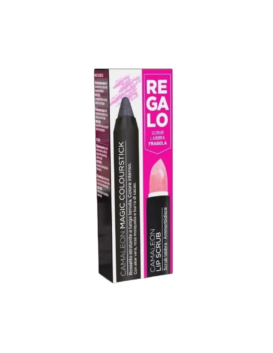 Labial Magic Gris + Exfoliante labial de fresa