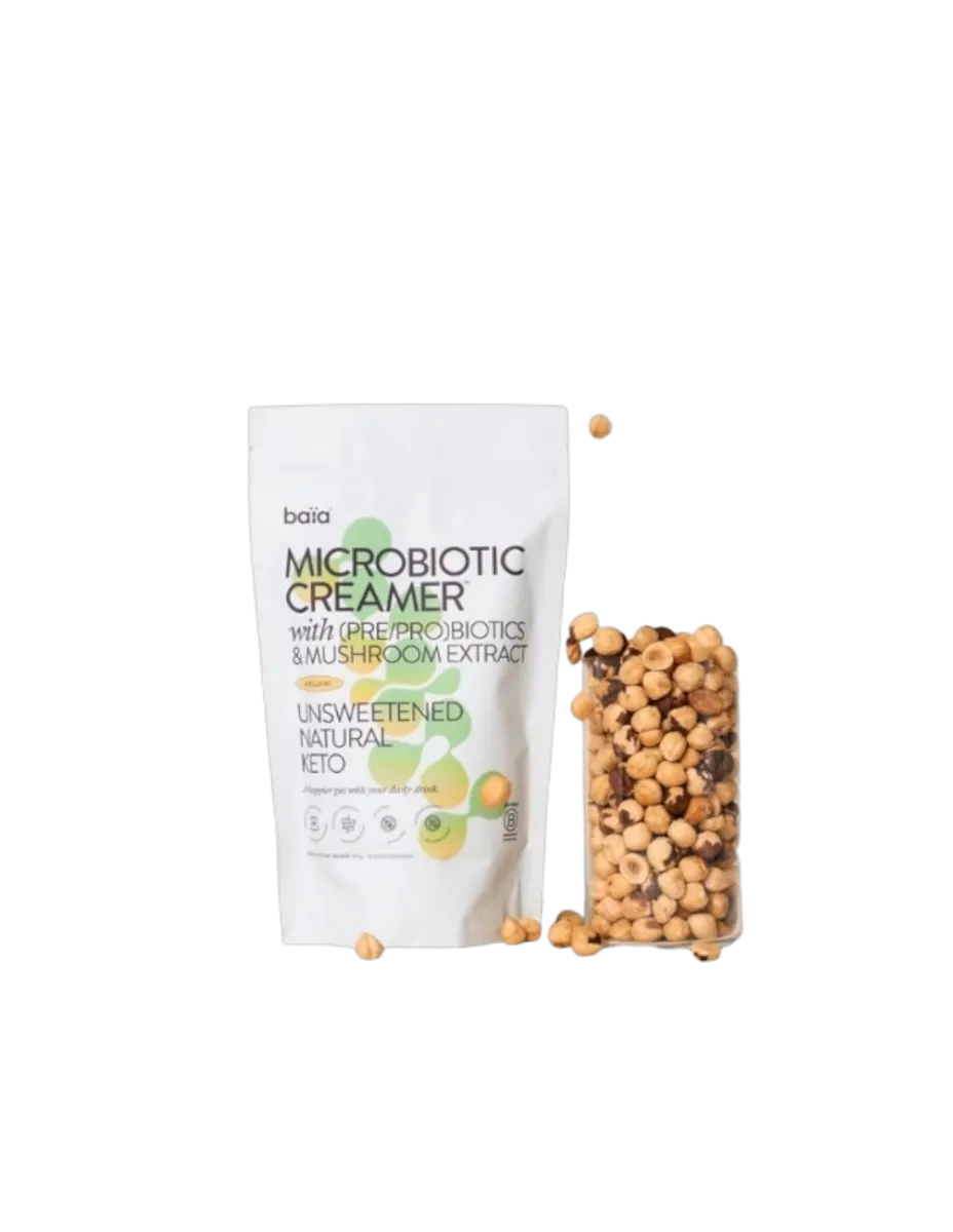 Microbiotic Creamer, sabor Avellana, 500 gramos
