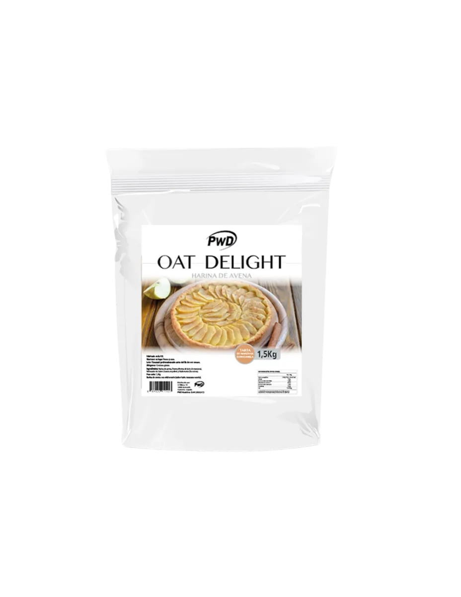 Harina de avena, sabor Tarta de Manzana con canela, 1,5Kg