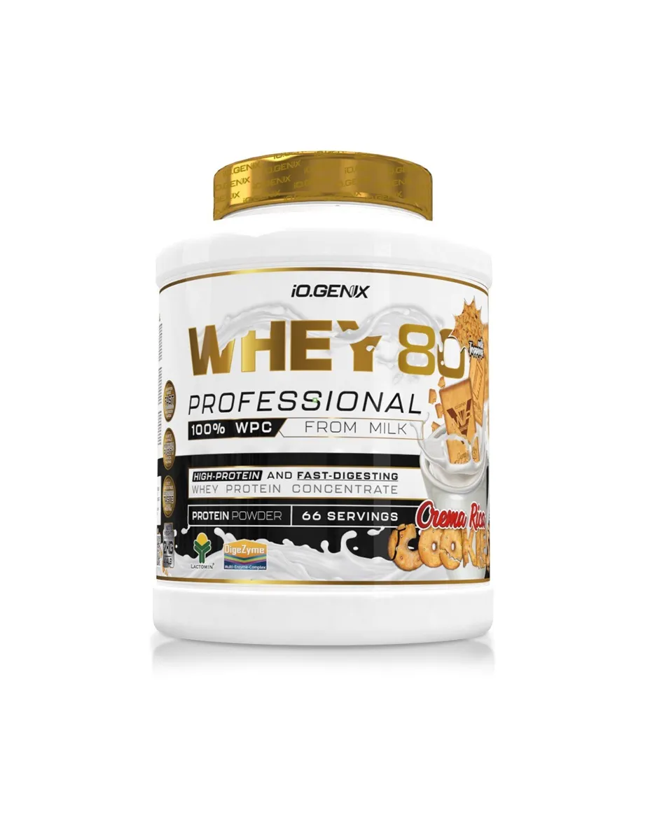 Proteína Whey, sabor Crema Rica Cookies, 2Kg