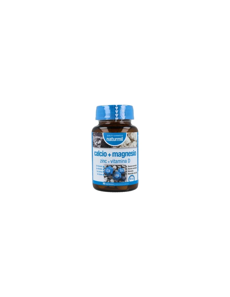 Calcio, magnesio, zinc y vitamina D, 120 comprimidos