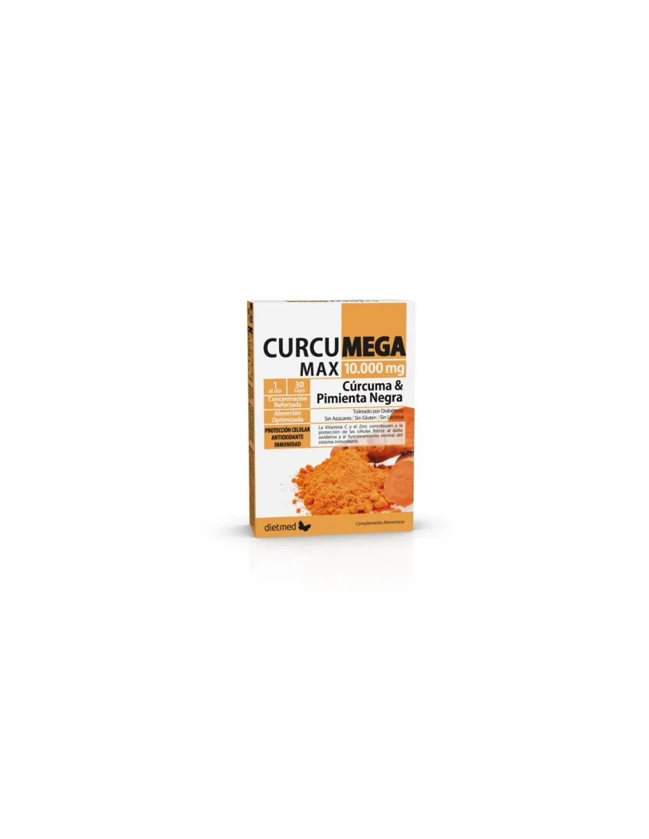 Curcumega Max complex, 10000mg, 30 cápsulas